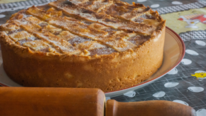 Torta de Banana com massa podre