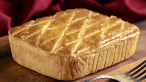 Torta de brócolis e frango