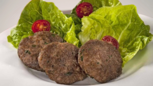 Bife de carne moída