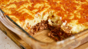 Torta creme de carne moída