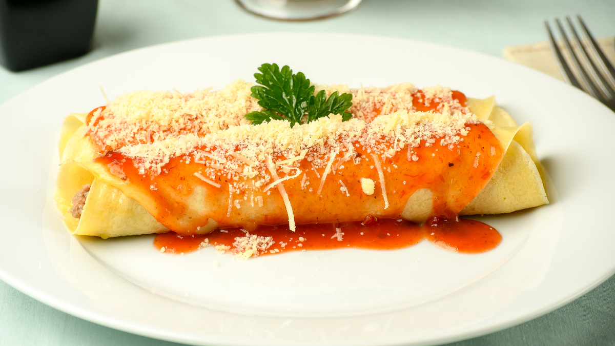 Panqueca de carne moída