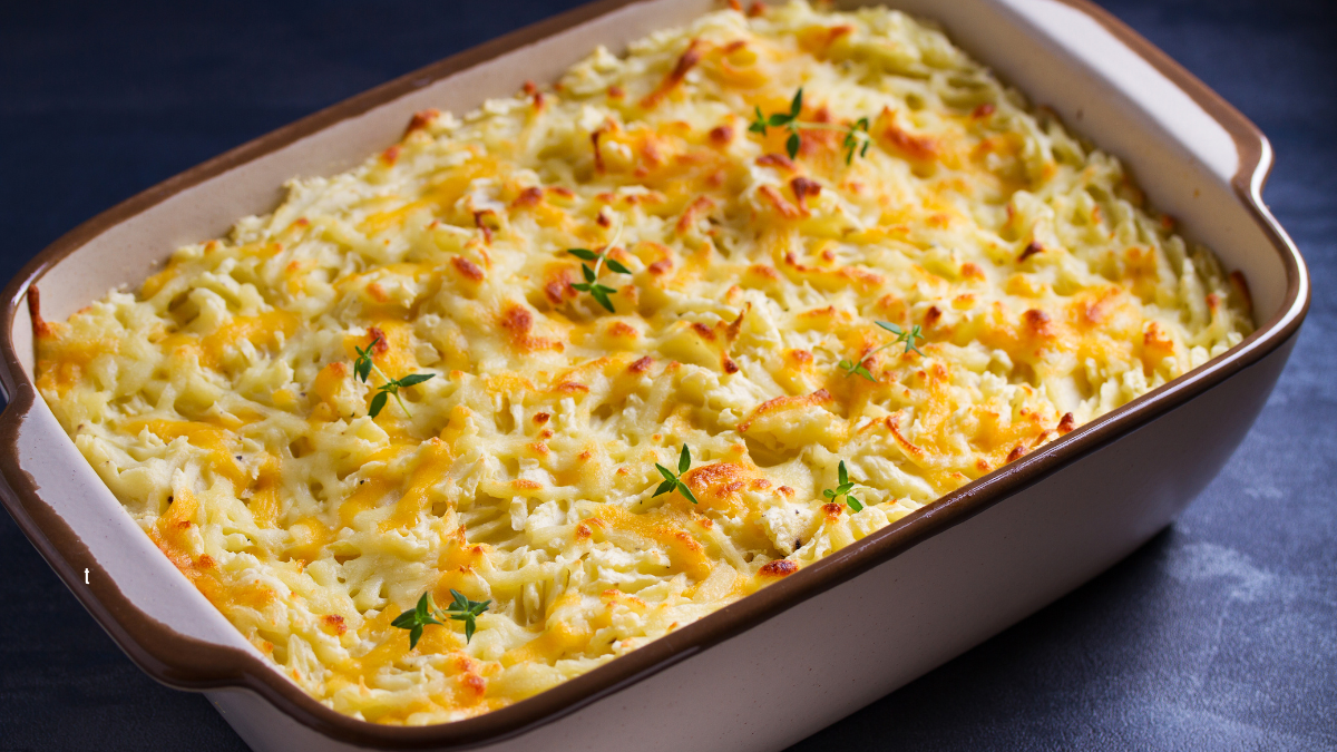 Enformado de carne com milho