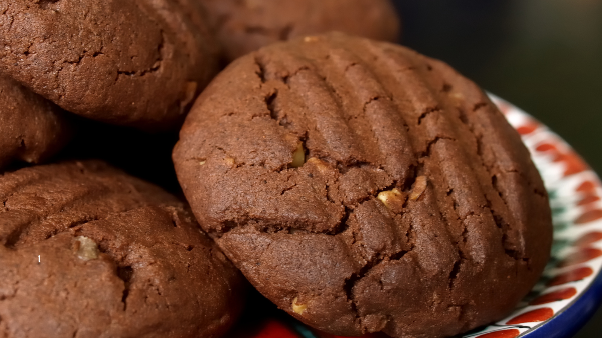 Biscoitinhos de chocolate com coco